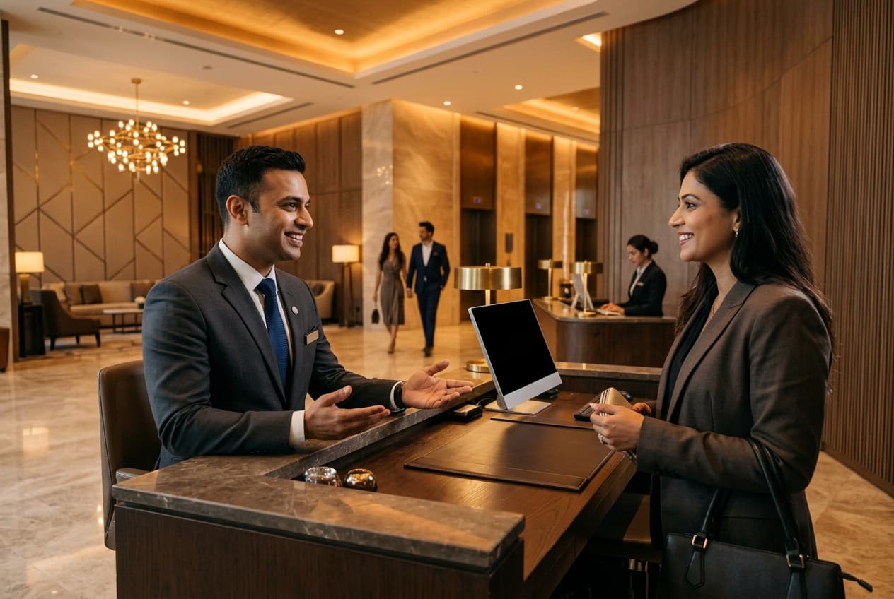 Sanskar Hospitality campus lobby
